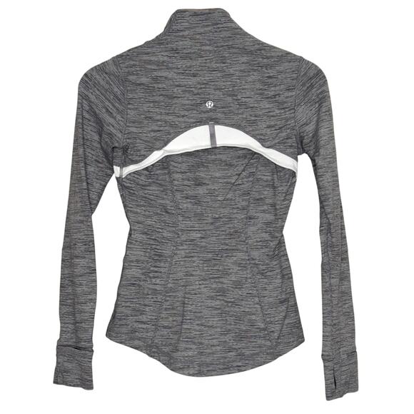 Lululemon Define Jacket Gray White Size 4 - Picture 3 of 6